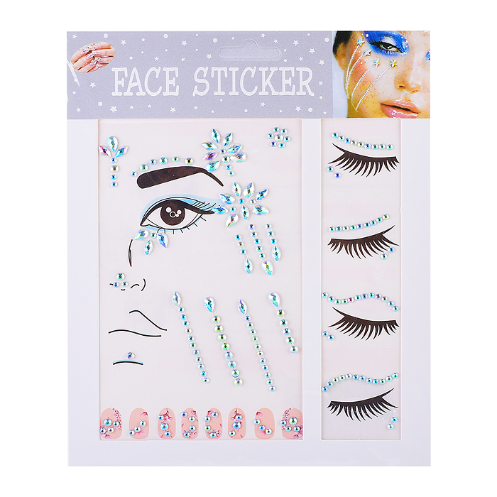 Наклейки стразы декоративные  самоклеющиеся, размер наклейки  18 * 21 см.