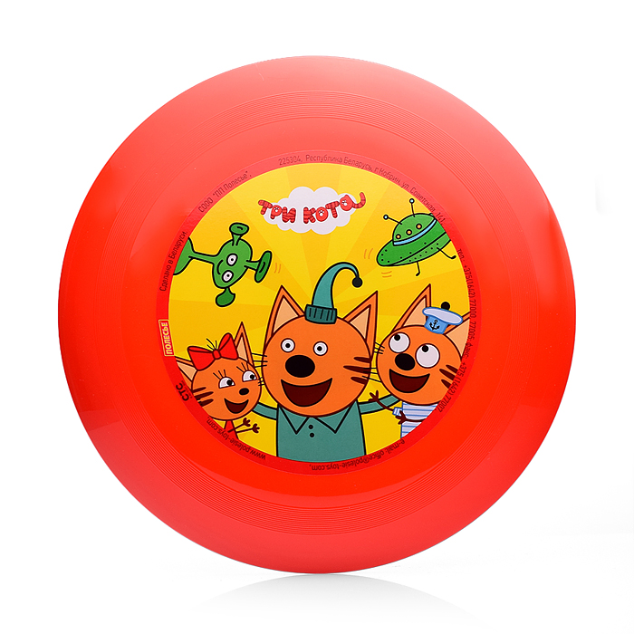 Фото к товару Летающая тарелка "Три кота" Летающая тарелка "Три кота"