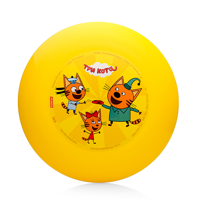 Фото к товару Летающая тарелка "Три кота" Летающая тарелка "Три кота"