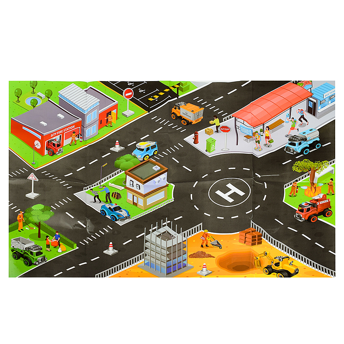 Фото к товару Конструктор LM8042/43/44-SY-3 "Городские службы" зеленый, в коробке Конструктор LM8042/43/44-SY-3 "Городские службы" зеленый, в коробке