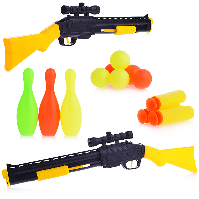 Пистолет 69-4 с мягкими полимерными пулями, в пакете