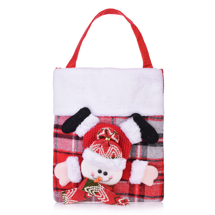 Мешок подарочный S1971 "Веселый снеговичок" 23*19см Мешок подарочный S1971 "Веселый снеговичок" 23*19см