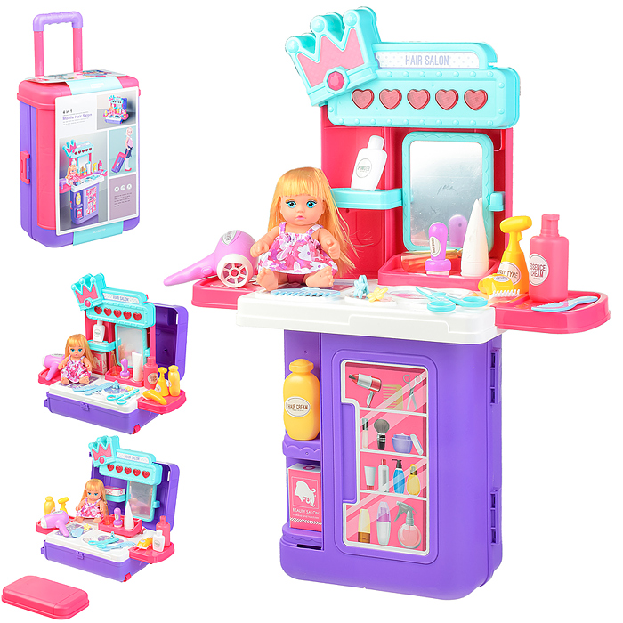 Игровой набор 8257P "Стилист" в чемодане Игровой набор 8257P "Стилист" в чемодане