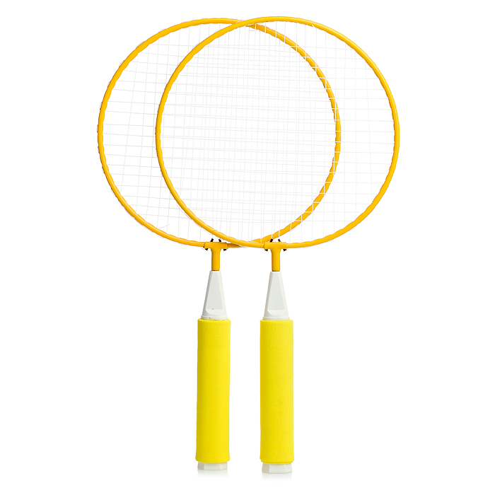 Фото к товару Бадминтон 00-0635 (2 ракетки+ волан) в сетке Бадминтон 00-0635 (2 ракетки+ волан) в сетке