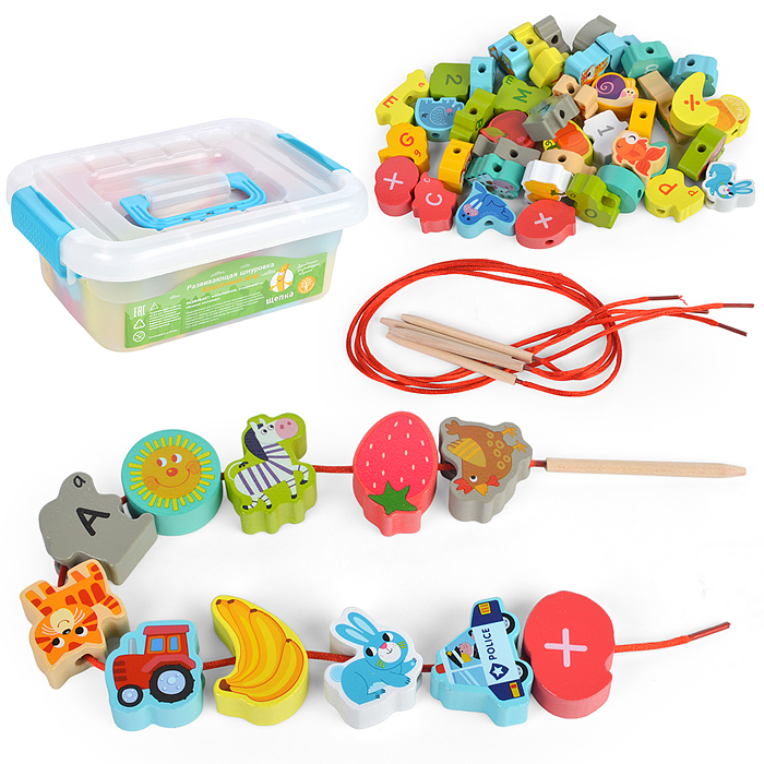 Шнуровка D1606-4 "Яркое разнообразие" 