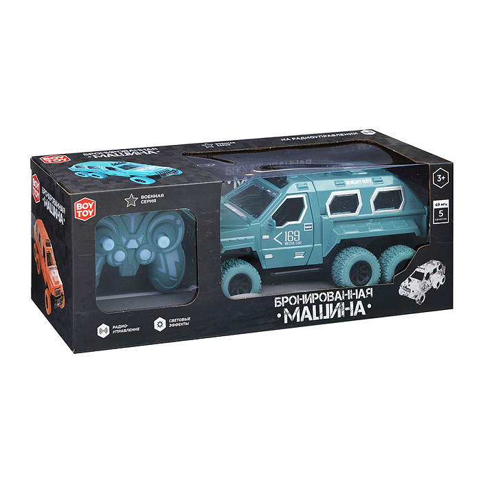 Фото к товару Бронированная машина "Спецоперация" радиоуправляемая, со световыми эффектами, USB Бронированная машина "Спецоперация" радиоуправляемая, со световыми эффектами, USB