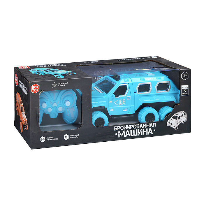 Фото к товару Бронированная машина "Спецоперация" радиоуправляемая, со световыми эффектами, USB Бронированная машина "Спецоперация" радиоуправляемая, со световыми эффектами, USB
