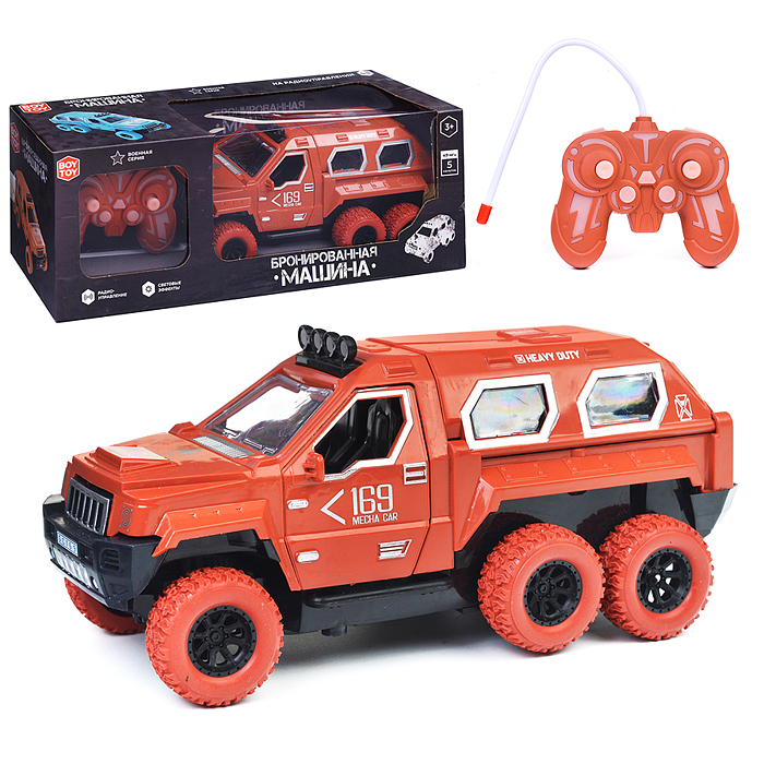 Фото к товару Бронированная машина "Спецоперация" радиоуправляемая, со световыми эффектами, USB Бронированная машина "Спецоперация" радиоуправляемая, со световыми эффектами, USB
