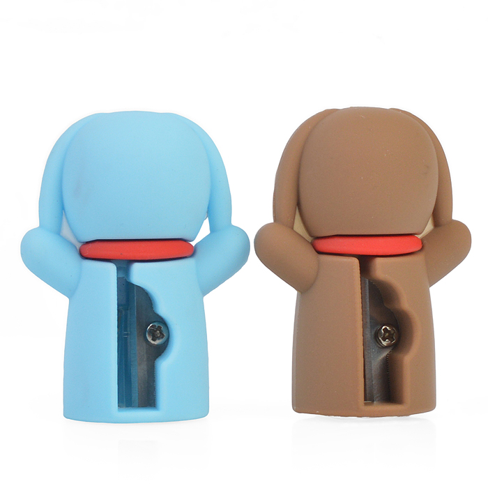 Фото к товару Точилка пластиковая "Собачка" 4,5х4см. в дисплее Точилка пластиковая "Собачка" 4,5х4см. в дисплее