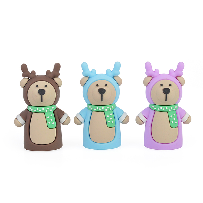 Фото к товару Точилка пластиковая "Мишка" 4,5 х 4 см. в дисплее Точилка пластиковая "Мишка" 4,5 х 4 см. в дисплее