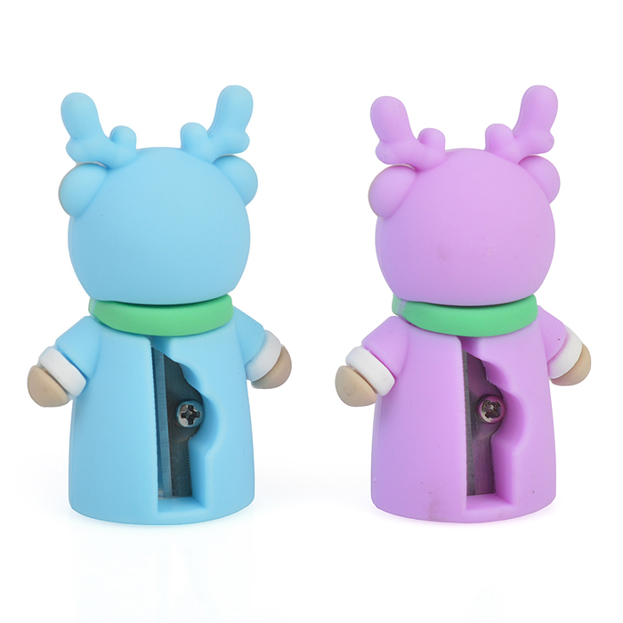 Фото к товару Точилка пластиковая "Мишка" 4,5 х 4 см. в дисплее Точилка пластиковая "Мишка" 4,5 х 4 см. в дисплее