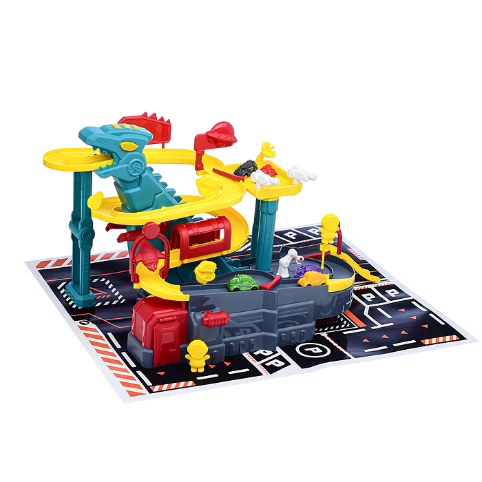 Фото к товару Парковка-трек 388-589 "Дино паркинг" (42 дет.) в коробке Парковка-трек 388-589 "Дино паркинг" (42 дет.) в коробке