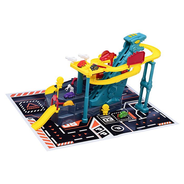 Фото к товару Парковка-трек 388-589 "Дино паркинг" (42 дет.) в коробке Парковка-трек 388-589 "Дино паркинг" (42 дет.) в коробке