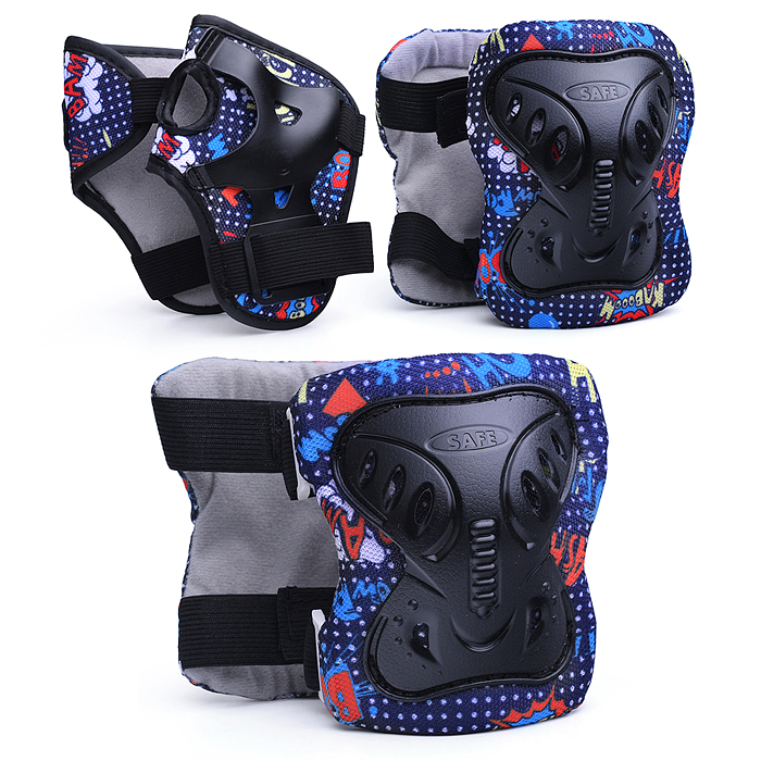 Комплект защиты для катания U026177Y (цвет черный) Комплект защиты для катания U026177Y (цвет черный)