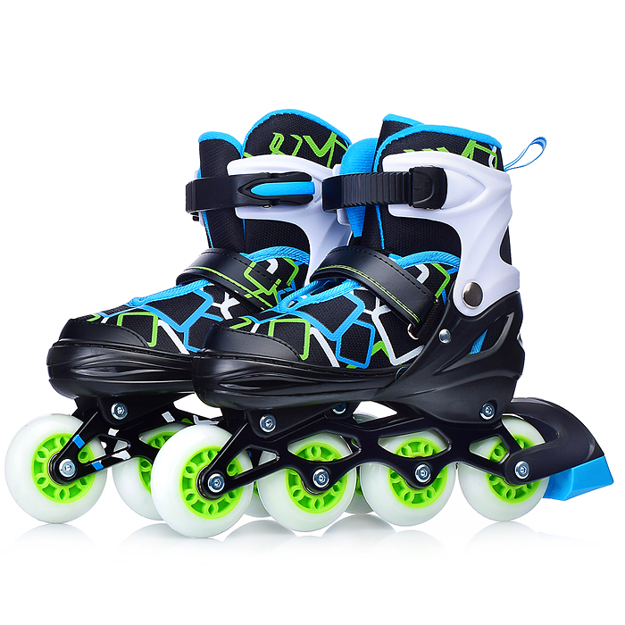 Ролики детские U011002Y размер L, цвет микс