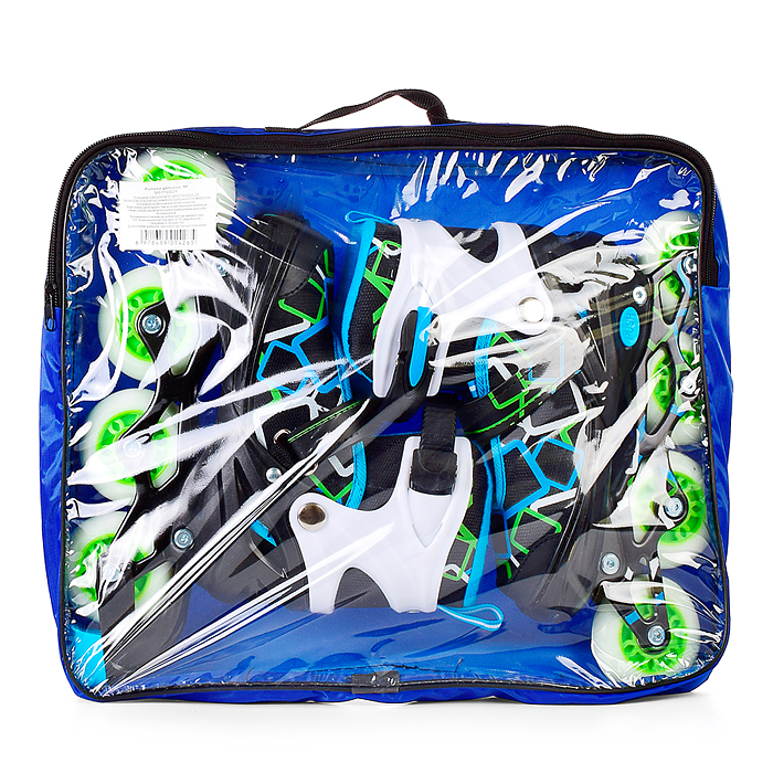 Фото к товару Ролики детские U011002Y размер L, цвет микс Ролики детские U011002Y размер L, цвет микс