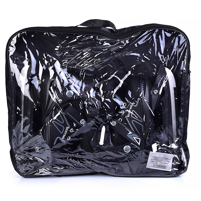 Фото к товару Коньки детские 00-1374, размер M, черный Коньки детские 00-1374, размер M, черный