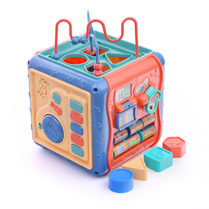 Развивающий куб 668-176 "Умный малыш" в коробке