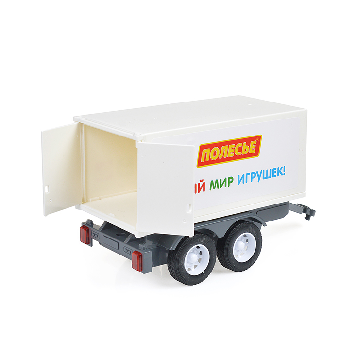 Фото к товару Автомобиль-фургон "Профи" с прицепом инерционный (со светом и звуком) (красно-белый) (в коробке) Автомобиль-фургон "Профи" с прицепом инерционный (со светом и звуком) (красно-белый) (в коробке)