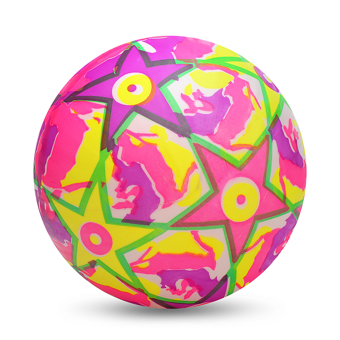 Мяч детский надувной 00-4012 "Яркая зведа" 60гр. Мяч детский надувной 00-4012 "Яркая зведа" 60гр.