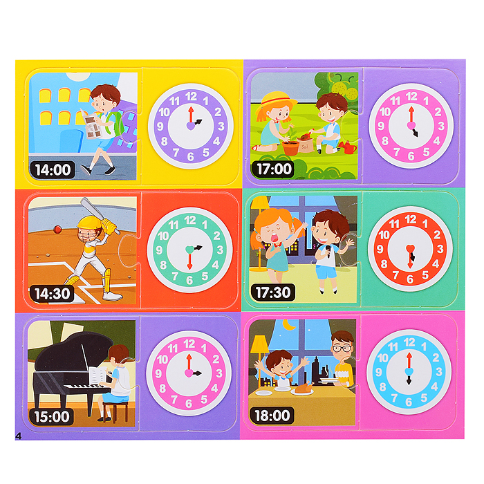 Настольная игра 031 "Часики" в коробке