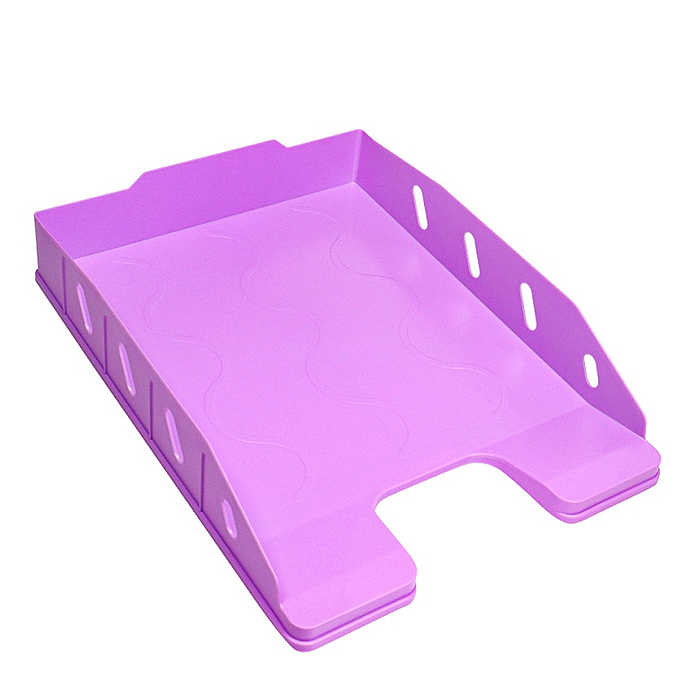 Лоток горизонтальный офис лаванда