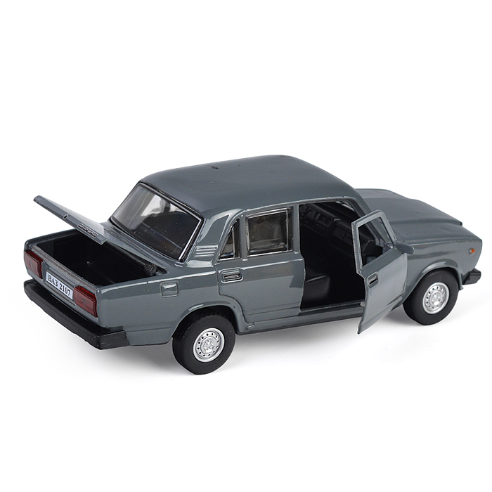 Фото к товару Машина металл ВАЗ-2107 12 см, (двери, багаж, мокрый асфальт) в коробке Машина металл ВАЗ-2107 12 см, (двери, багаж, мокрый асфальт) в коробке