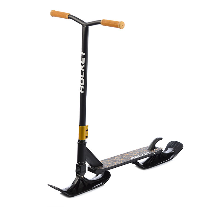 Фото к товару Самокат-снегокат трюковой R0005 в коробке (золотой) Самокат-снегокат трюковой R0005 в коробке (золотой)