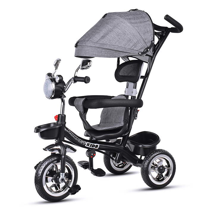 Велосипед 5088-2 3-х колесный, серый Велосипед 5088-2 3-х колесный, серый