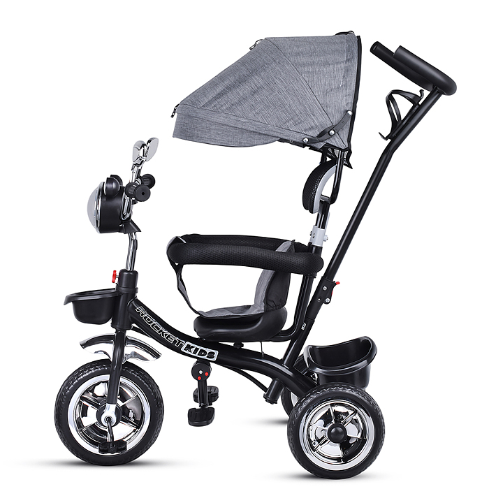 Фото к товару Велосипед 5088-2 3-х колесный, серый Велосипед 5088-2 3-х колесный, серый