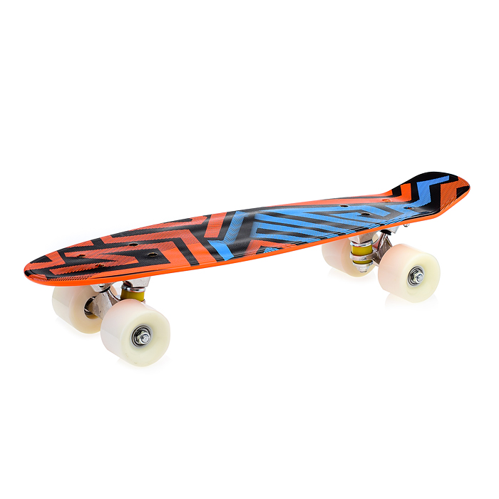 Фото к товару Скейтборд подростковый ROCKET 57x15 см,колеса PU Скейтборд подростковый ROCKET 57x15 см,колеса PU