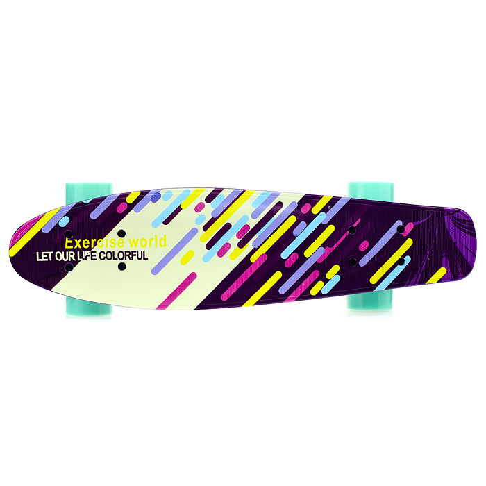 Фото к товару Скейтборд подростковый ROCKET 57x15 см,колеса PU Скейтборд подростковый ROCKET 57x15 см,колеса PU