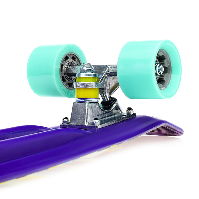 Фото к товару Скейтборд подростковый ROCKET 57x15 см,колеса PU Скейтборд подростковый ROCKET 57x15 см,колеса PU