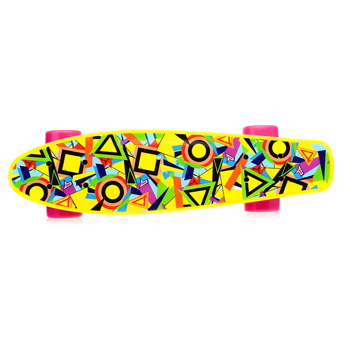 Фото к товару Скейтборд подростковый ROCKET 57x15 см,колеса PU Скейтборд подростковый ROCKET 57x15 см,колеса PU