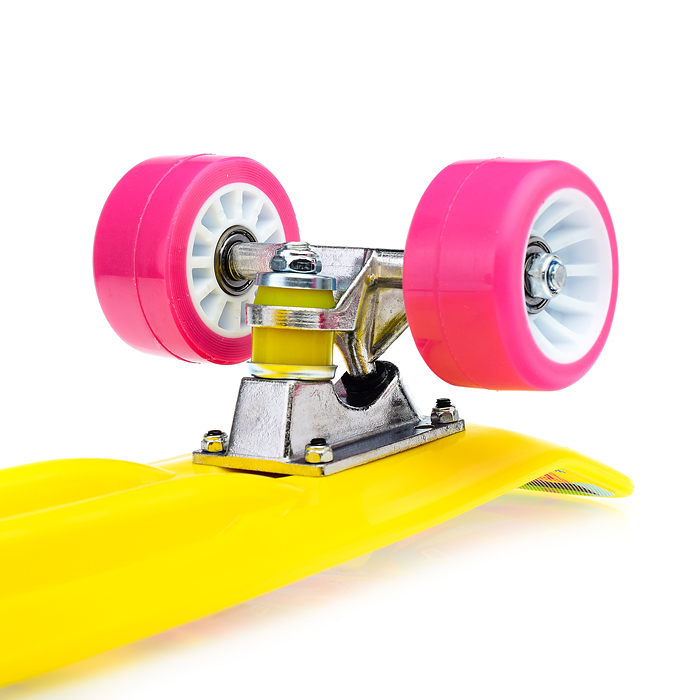 Фото к товару Скейтборд подростковый ROCKET 57x15 см,колеса PU Скейтборд подростковый ROCKET 57x15 см,колеса PU