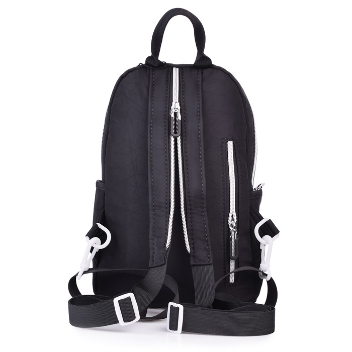 Рюкзак городской женский, 3 отделения на молнии, 2 боковых кармана, 1 на спине, 31x20x14