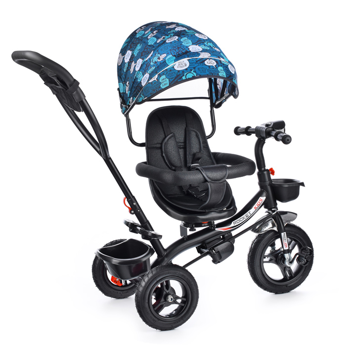 Фото к товару Велосипед 5388-2 3-х колесный, синий Велосипед 5388-2 3-х колесный, синий