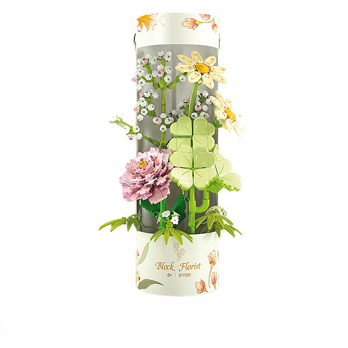 Фото к товару Конструктор 611051 "Цветочная композиция" (598 дет.) в коробке Конструктор 611051 "Цветочная композиция" (598 дет.) в коробке