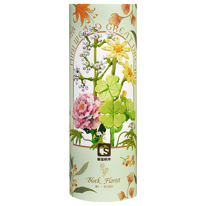 Фото к товару Конструктор 611051 "Цветочная композиция" (598 дет.) в коробке Конструктор 611051 "Цветочная композиция" (598 дет.) в коробке