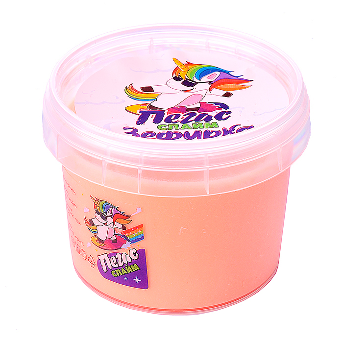 Слайм Зефирка, 100 гр., оранжевый