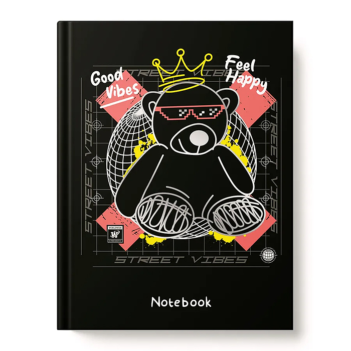 Книжка записная А6 64л "Мишка в короне" Книжка записная А6 64л "Мишка в короне"