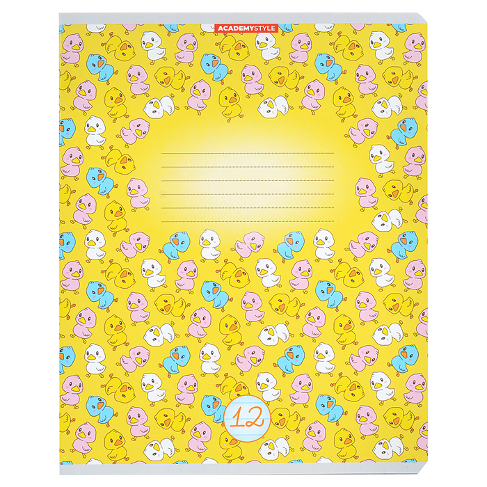 Тетрадь 12л А5 линейка "Уточки"