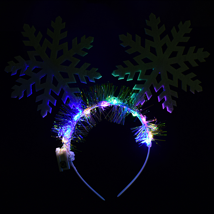 Ободок карнавальный S2084 "Зимняя сказка" в пакете