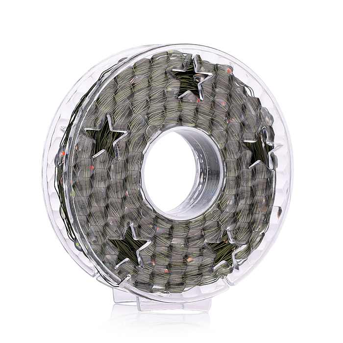 Фото к товару Электрогирлянда Роса 30м, 300 ламп, зеленый провод, цветная Электрогирлянда Роса 30м, 300 ламп, зеленый провод, цветная