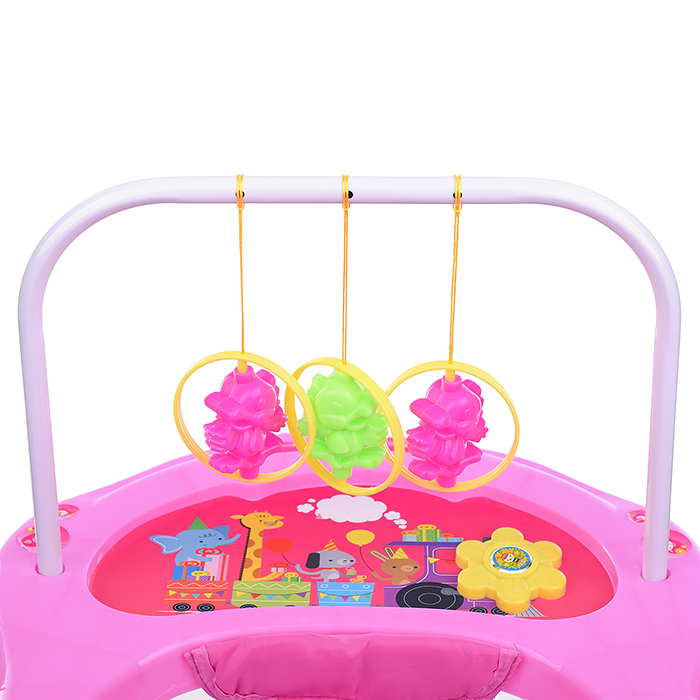 Ходунки 902-A-1 "Птички" розовые, в пакете