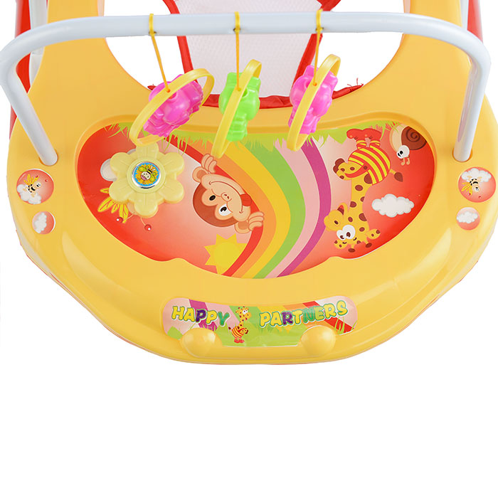 Ходунки 902-A-4 "Птички" оранжевые, в пакете