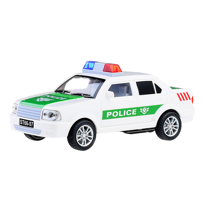 Машина ST66-07 "Полиция" на батарейках, в пакете
