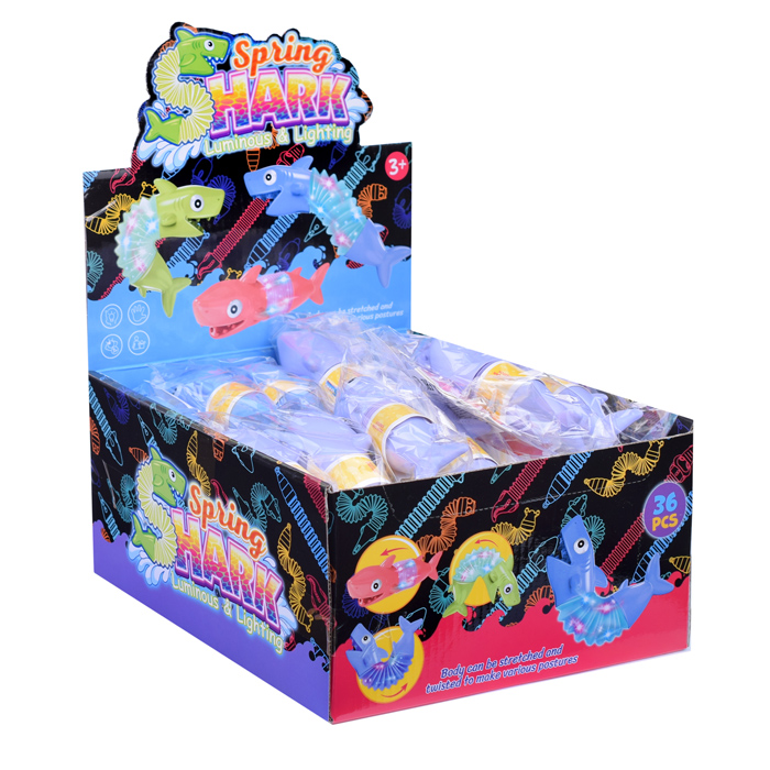 Игрушка-антистресс SS-7028 "Светящийся акулёнок" в коробке