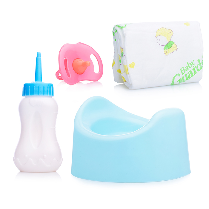 Фото к товару Пупс QH6046-20 с аксессуарами, в коробке Пупс QH6046-20 с аксессуарами, в коробке