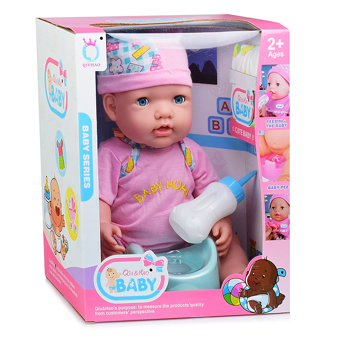 Фото к товару Пупс QH6046-20 с аксессуарами, в коробке Пупс QH6046-20 с аксессуарами, в коробке